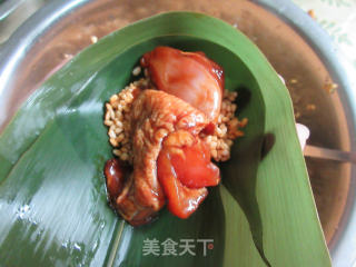 鸡腿肉糯米粽的做法步骤：14
