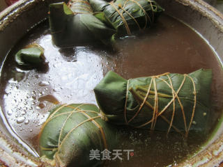鸡腿肉糯米粽的做法步骤：19