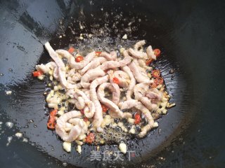 肉丝炒米线的做法步骤：7