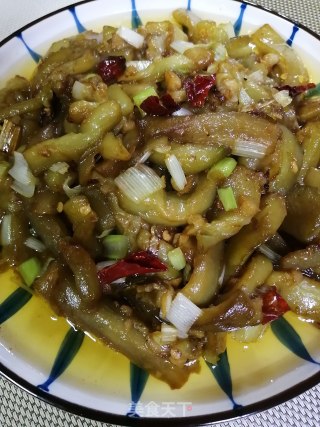 蒜末茄条的做法步骤：7