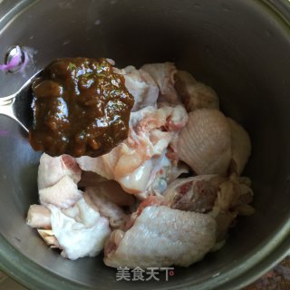 香菇蒸鸡翅的做法步骤：4