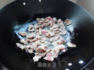 嫩南瓜炒肉片的做法步骤：3