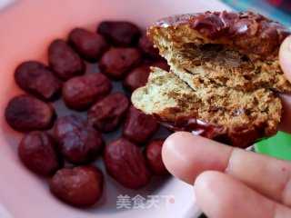 红枣蒸核桃的做法步骤：2