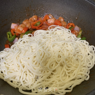 黑椒牛肉酱面的做法步骤：18