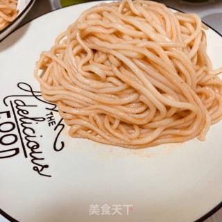 黑椒牛肉酱面的做法步骤：20