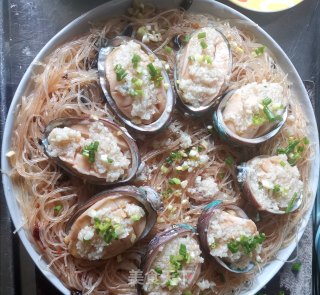 蒜蓉粉丝蒸鲍鱼的做法步骤：19