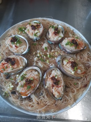 蒜蓉粉丝蒸鲍鱼的做法步骤：20