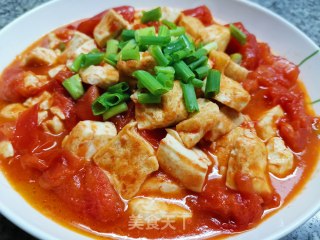 番茄炒豆腐（西红柿炒豆腐）的做法步骤：10