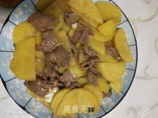 土豆炒牛肉的做法步骤：9
