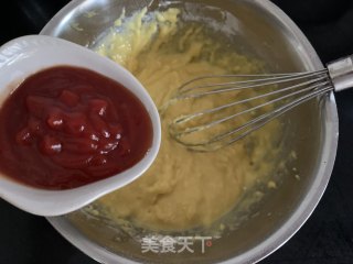 番茄戚风的做法步骤：2