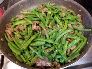 肉片炒四季豆的做法步骤：7