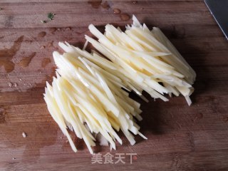 香芹土豆丝的做法步骤：4