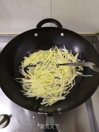香芹土豆丝的做法步骤：9