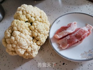 干煸有机菜花的做法步骤：1