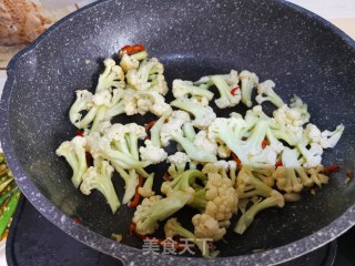 干煸有机菜花的做法步骤：8
