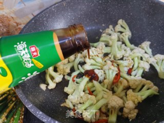 干煸有机菜花的做法步骤：9