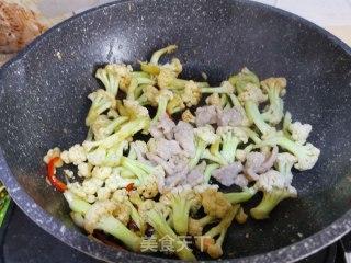 干煸有机菜花的做法步骤：10