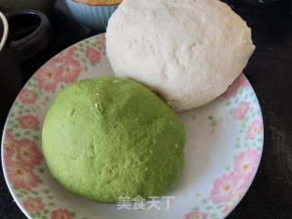 白菜馒头的做法步骤：1