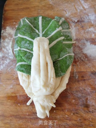 白菜馒头的做法步骤：7