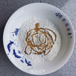 芝麻油酥饼的做法步骤：2
