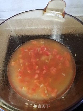西红柿鸡蛋汤面的做法步骤：4
