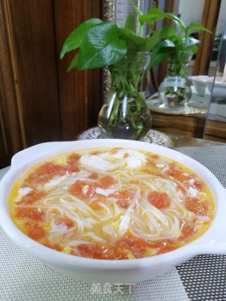 西红柿鸡蛋汤面的做法步骤：8
