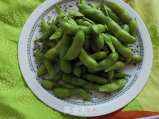 卤水毛豆的做法步骤：1
