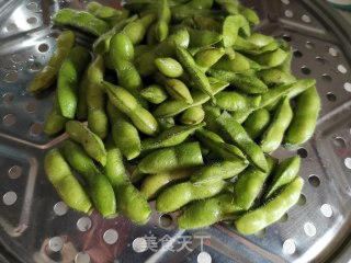 卤水毛豆的做法步骤：2