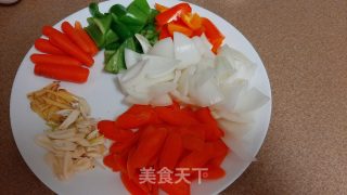 爆炒牛肝的做法步骤：4
