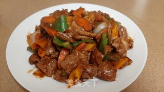 爆炒牛肝的做法步骤：7