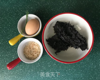 紫菜虾皮鸡蛋汤的做法步骤：1