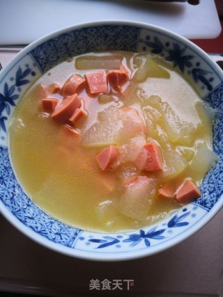 冬瓜火腿汤的做法步骤：8