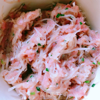 全麦萝卜丝肉饼的做法步骤：5
