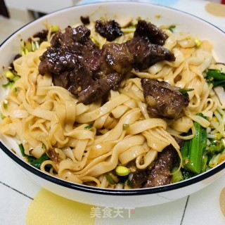 牛肉粒拌面的做法步骤：14