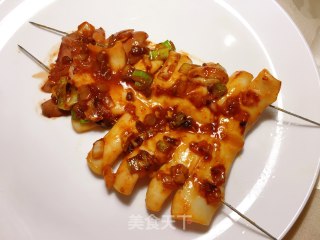 香辣烤鱿鱼????的做法步骤：5