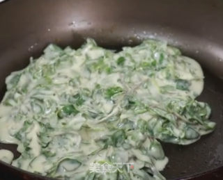 蔬菜煎饼的做法步骤：4