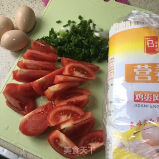 西红柿鸡蛋汤面的做法步骤：1