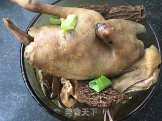 羊肚菌鸽子汤的做法步骤：11