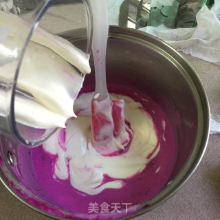 火龙果蛋糕的做法步骤：11