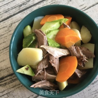 鸽肉土豆沙拉的做法步骤：10