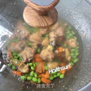 毛豆烧鸡腿的做法步骤：18