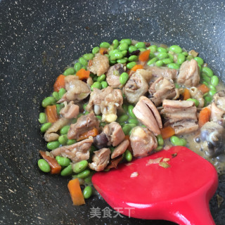 毛豆烧鸡腿的做法步骤：20