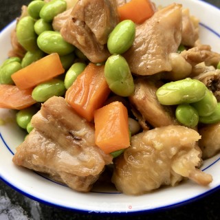 毛豆烧鸡腿的做法步骤：21