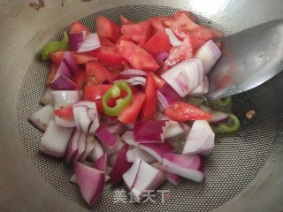 西红柿炒洋葱鸡蛋的做法步骤：4