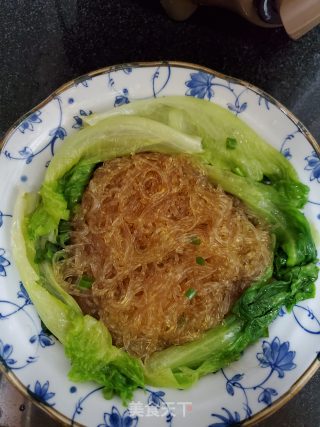 蚝油生菜拌粉丝的做法步骤：6
