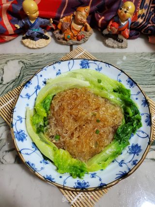 蚝油生菜拌粉丝的做法步骤：7