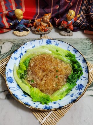 蚝油生菜拌粉丝的做法步骤：8