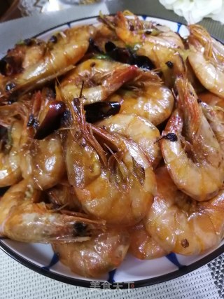 蚝油大虾的做法步骤：9