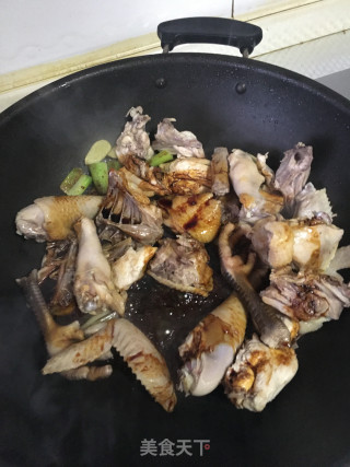 葱烧鸡的做法步骤：4