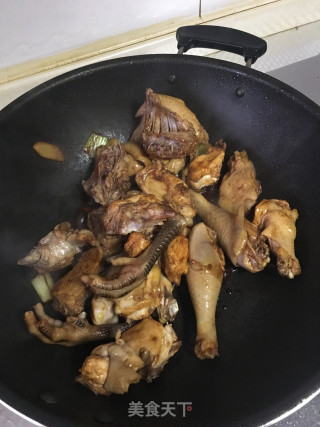 葱烧鸡的做法步骤：5